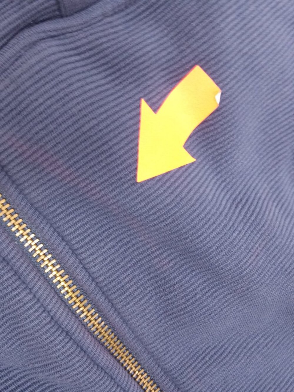 Sovereign Code Navy Horizontal Rib Chaser Jacket/16782 - Picture 3 of 3